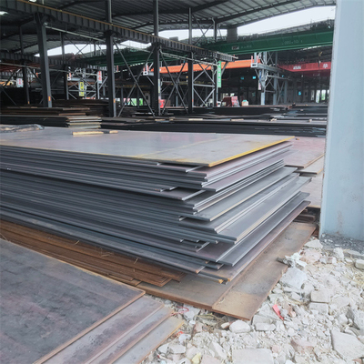 MS Steel Plate da folha 16Mn Decoiling da placa de aço carbono da espessura de EN10219 API 5L 45mm