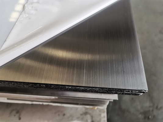 chapa de aço de aço inoxidável da placa 1250*2500mm da linha fina 5mm da mobília 1D inoxidável