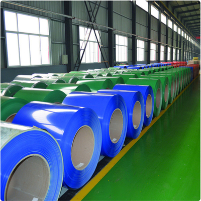 A cor revestiu a largura mergulhada quente de aço galvanizada Prepainted da bobina PPGI 5mm 1500mm