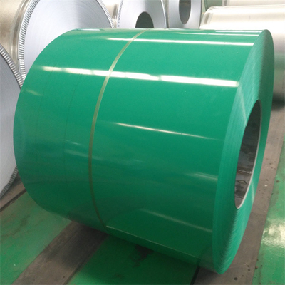 ASME Dx52D Prepainted a cor mergulhada quente de aço galvanizada da bobina PPGI revestiu 0.4mm 1200mm