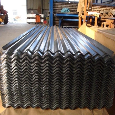 DC51D galvanizou o painel de parede ondulado de aço das folhas espessura de 1250 * de 2500mm 1mm