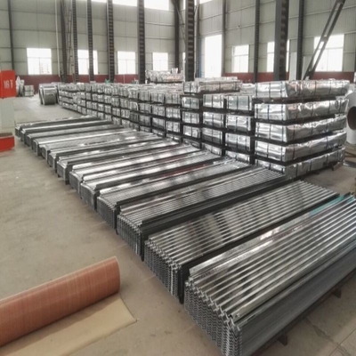 0.8mm que quente mergulhado galvanizado corrugou telhar folhas personalizou os tamanhos DX51D