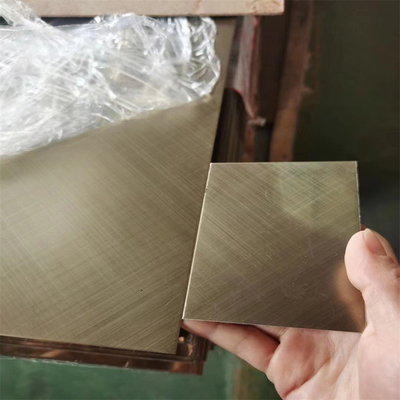 A placa de aço inoxidável AISI da cor 304 personalizou a vária cor de superfície espessura do tamanho 2mm de 1500 * de 6000mm