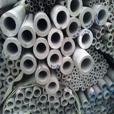 304 304L Tubos de aço inoxidável sem costura AISI ASME padrão 21mm OD 1,6mm espessura 6 metros comprimento