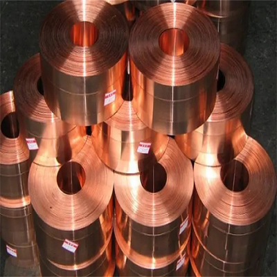 Folha de bobina de cobre de grau T1 espessura 1 mm 0,9 mm largura personalizada