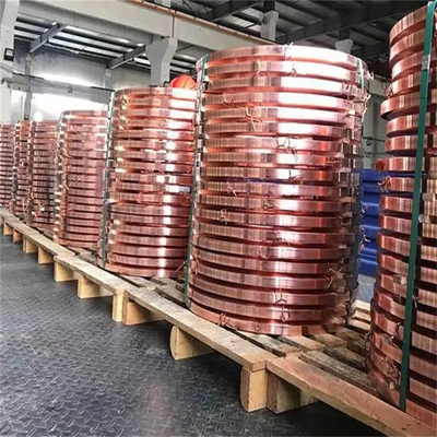 Folha de bobina de cobre de grau T1 espessura 1 mm 0,9 mm largura personalizada