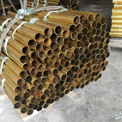 H59 42 mm Od Tubos de cobre 3 mm Espessura Astm Gb Padrão