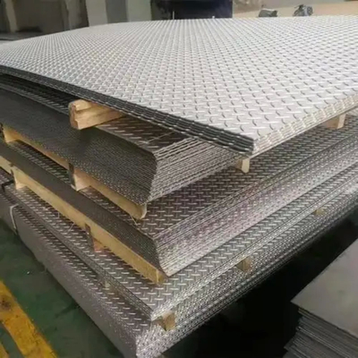 Folha de padrão de aço inoxidável em relevo tamanho personalizado